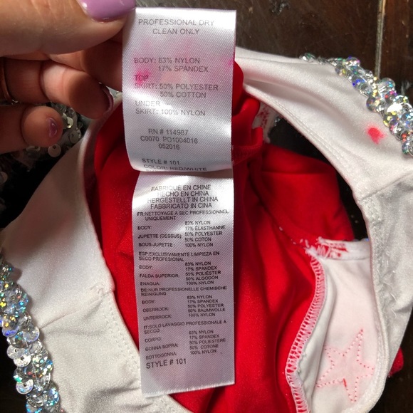 Sequins & Stars Child’s Leotard & Scrunchie 🤩 K1 - Picture 8 of 9